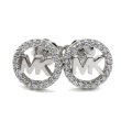 画像2: MICHAEL KORS マイケルコース MKC1247AN040 LOGO CIRCLE STUDE ピアス レディース (2)