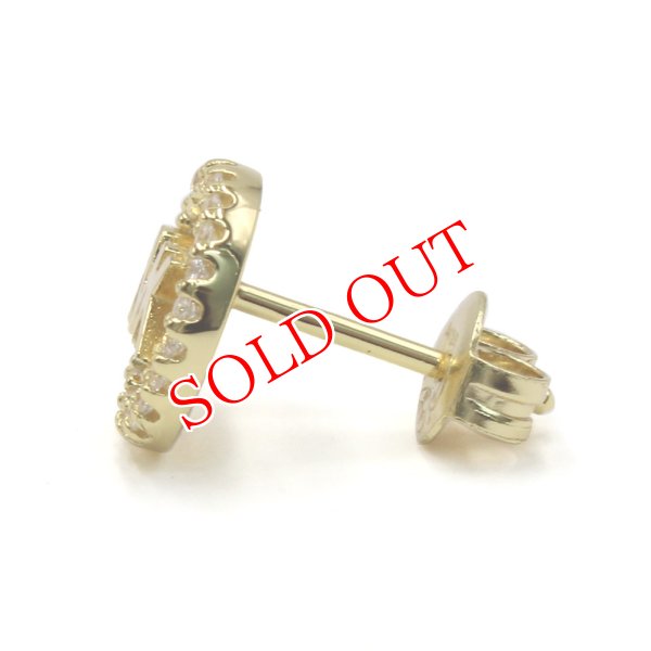 画像3: MICHAEL KORS マイケルコース MKC1247AN710 LOGO CIRCLE STUDE ピアス レディース (3)