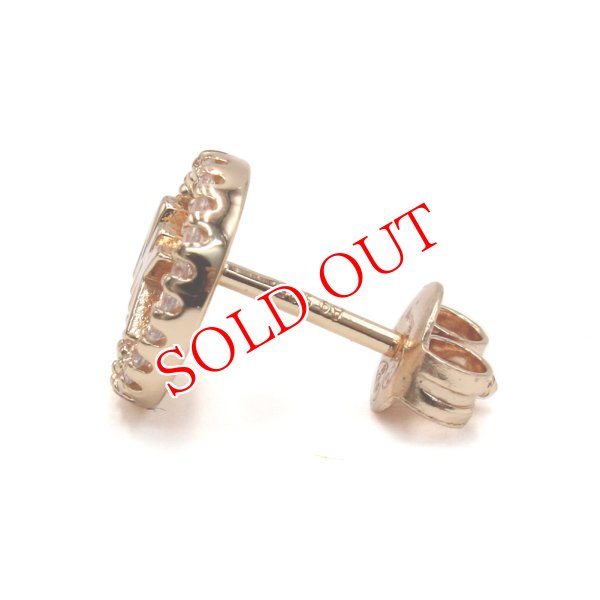 画像3: MICHAEL KORS マイケルコース MKC1247AN791 LOGO CIRCLE STUDE ピアス レディース (3)