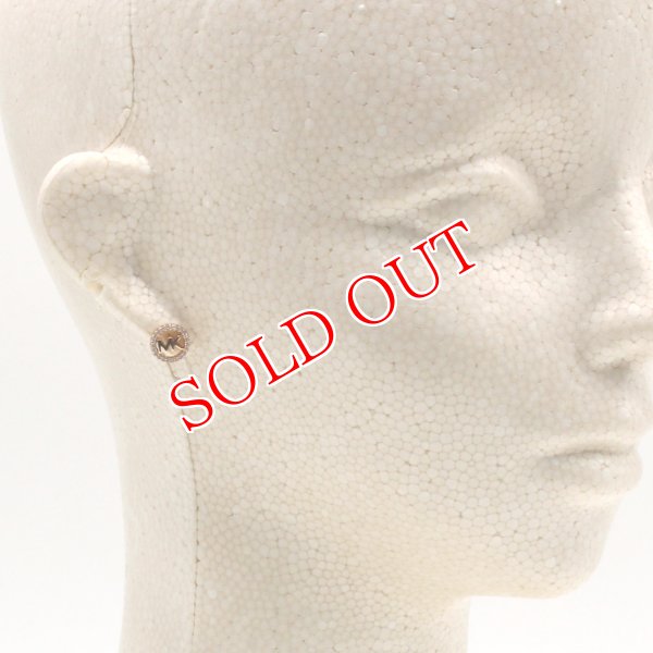 画像5: MICHAEL KORS マイケルコース MKC1247AN791 LOGO CIRCLE STUDE ピアス レディース (5)