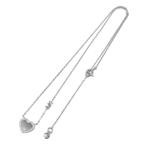 画像3: MICHAEL KORS マイケルコース MKC1337AH040 MOP HEART PENDANT ネックレス ネック レディース (3)