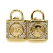 画像2: MICHAEL KORS マイケルコース MKC1628AN710 LOCK ER GLD ピアス レディース (2)