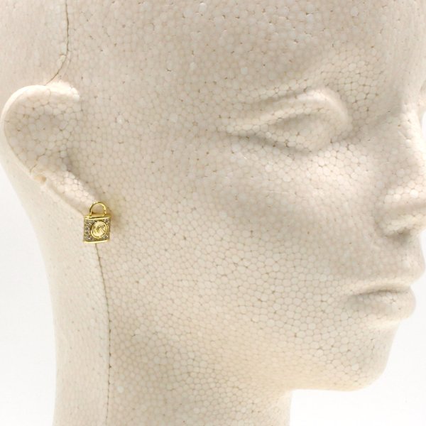 画像5: MICHAEL KORS マイケルコース MKC1628AN710 LOCK ER GLD ピアス レディース (5)