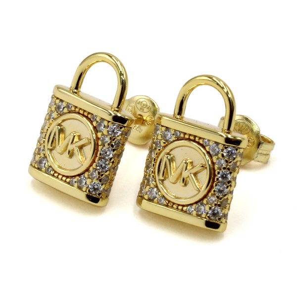 画像7: MICHAEL KORS マイケルコース MKC1628AN710 LOCK ER GLD ピアス レディース (7)