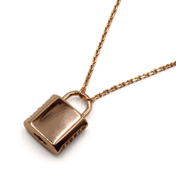 画像2: MICHAEL KORS マイケルコース MKC1629AN791 LOCK NK RG NECKLACE ネックレス レディース (2)