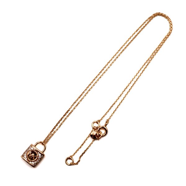 画像3: MICHAEL KORS マイケルコース MKC1629AN791 LOCK NK RG NECKLACE ネックレス レディース (3)