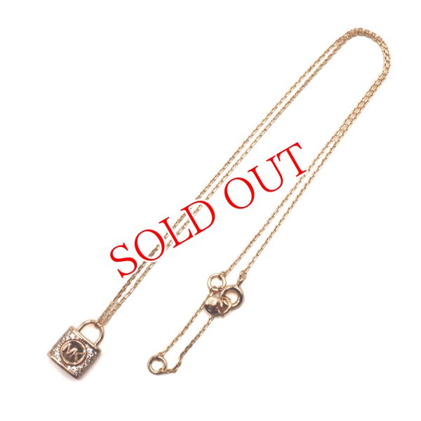 画像3: MICHAEL KORS マイケルコース MKC1629AN791 LOCK NK RG NECKLACE ネックレス レディース (3)