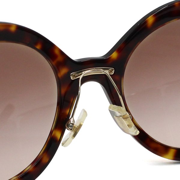 画像5: MIU MIU ミュウミュウ 0MU 04VS 2AU0A6 53 サングラス ノーズパッド UVカット レディース (5)