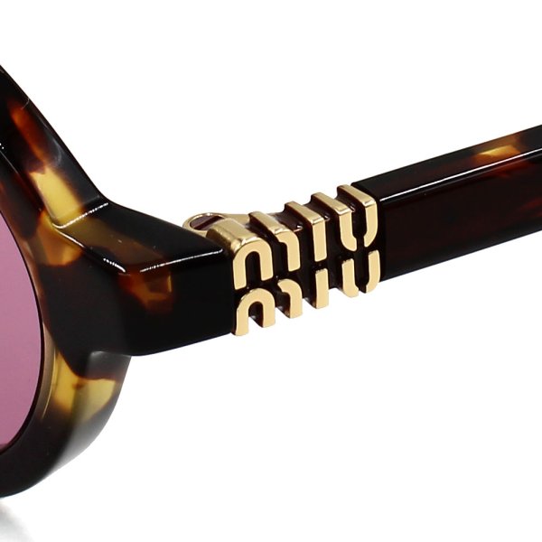 画像4: MIU MIU ミュウミュウ 0MU 04ZSF VAU50D 50 サングラス アジアンフィット レディース (4)