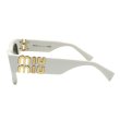 画像3: MIU MIU ミュウミュウ 0MU 09WS 1425S0 53 アジアンフィット サングラス UVカット レディース (3)