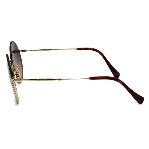 画像3: MIU MIU ミュウミュウ 0MU69US ZVN146 52 サングラス ノーズパッド レディース (3)