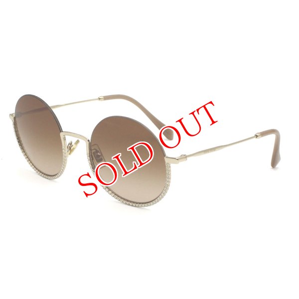 画像1: MIU MIU ミュウミュウ 0MU69US ZVN1Z1 52 サングラス ノーズパッド レディース (1)