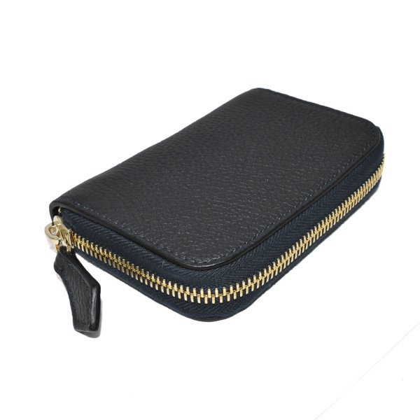 画像2: Cisei シセイ チセイ P0966 LD NAVY カードホルダー 名刺入れ メンズ レディース (2)