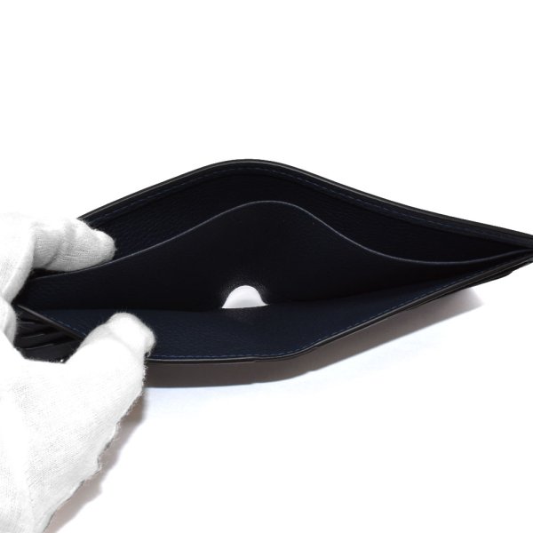 画像4: Cisei シセイ チセイ P1022 LD NAVY 二つ折り財布 財布 札入れ カード収納 メンズ (4)