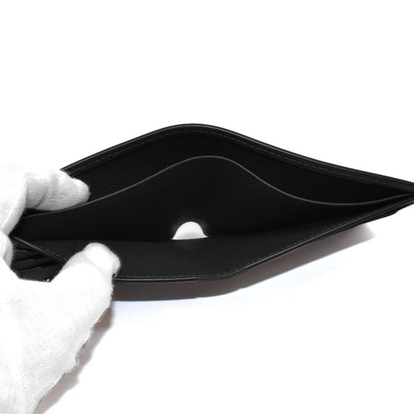 画像4: Cisei シセイ チセイ P1022 LD NERO 二つ折り財布 財布 札入れ カード収納 メンズ (4)