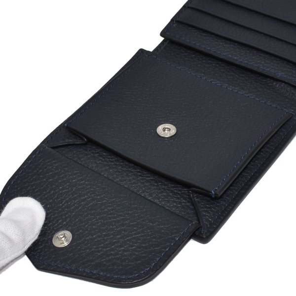 画像5: Cisei シセイ チセイ P1023 LD NAVY 二つ折り財布 財布 小銭入れ カード収納 メンズ (5)