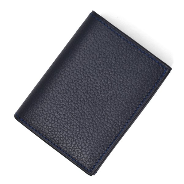 画像1: Cisei シセイ チセイ P1030 LD NAVY 三つ折り財布 財布 札入れ 小銭入れ カード収納 メンズ (1)