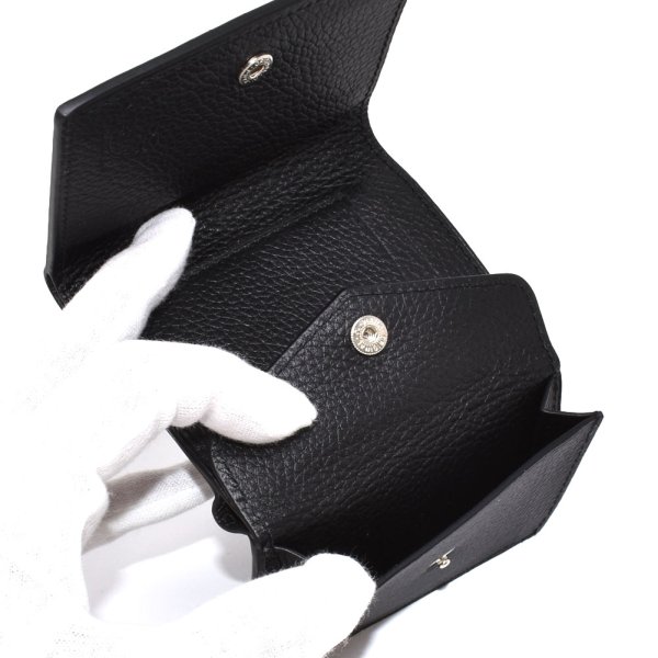 画像5: Cisei シセイ チセイ P1030 LD NERO 三つ折り財布 財布 札入れ 小銭入れ カード収納 メンズ (5)