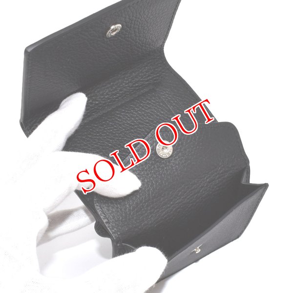 画像5: Cisei シセイ チセイ P1030 LD NERO 三つ折り財布 財布 札入れ 小銭入れ カード収納 メンズ (5)