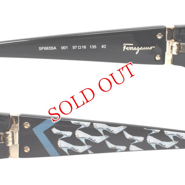 画像4: Salvatore Ferragamo サルヴァトーレ フェラガモ SF683SA-001 サングラス レディース (4)