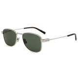サンローラン SL741 002 サングラス ノーズパッド グレー シルバー SAINT LAURENT - サンローラン SL741 002 サングラス ノーズパッド