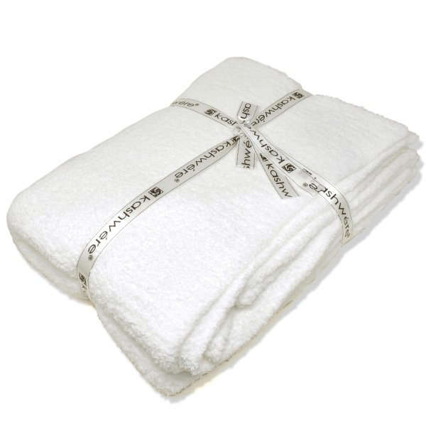 画像2: KASHWERE カシウエア THCH-SLD01-100-5270 ブランケット ソリッド THROW 毛布 ひざ掛け タオルケット (2)