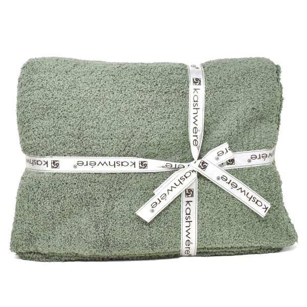 画像1: KASHWERE カシウエア THCH-SLD01-313-5270 ブランケット ソリッド THROW 毛布 ひざ掛け タオルケット (1)