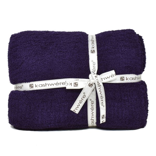 画像1: KASHWERE カシウエア THCH-SLD01-501-5270 ブランケット ソリッド THROW 毛布 ひざ掛け タオルケット (1)