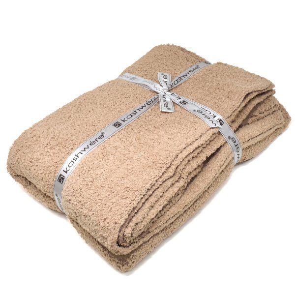 画像2: KASHWERE カシウエア THCH-SLD01-685-5270 ブランケット ソリッド THROW 毛布 ひざ掛け タオルケット (2)
