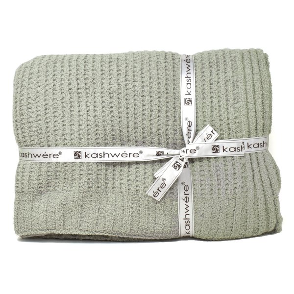 画像1: KASHWERE カシウエア THCH-TEX02-035-5270 ブランケット テクスチャー THROW 毛布 ひざ掛け タオルケット (1)