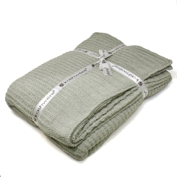 画像2: KASHWERE カシウエア THCH-TEX02-035-5270 ブランケット テクスチャー THROW 毛布 ひざ掛け タオルケット (2)