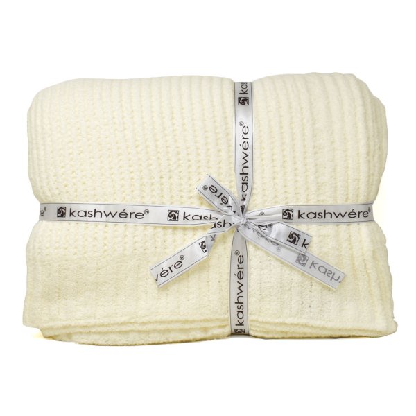 画像1: KASHWERE カシウエア THCH-TEX02-101-5270 ブランケット テクスチャー THROW 毛布 ひざ掛け タオルケット (1)