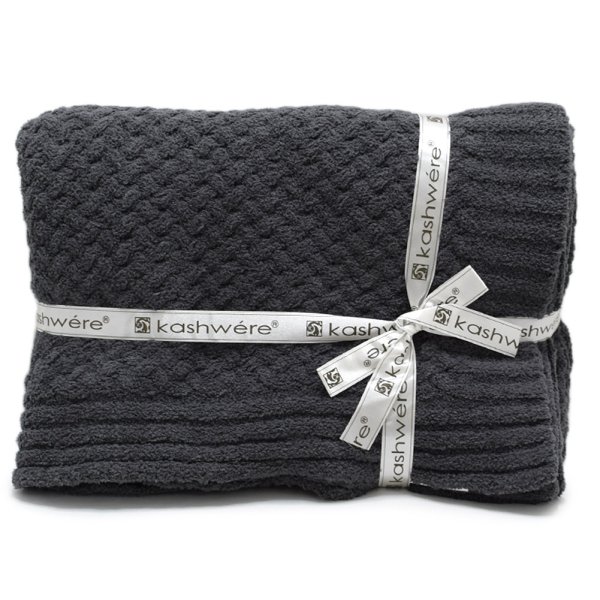 画像1: KASHWERE カシウエア THCH-TEX03-024-5270 ブランケット テクスチャー THROW 毛布 ひざ掛け タオルケット (1)