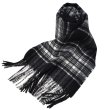 画像1: Johnstons ジョンストンズ WA000016KU0079 カシミア ストール マフラー タータンチェック メンズ レディース (1)