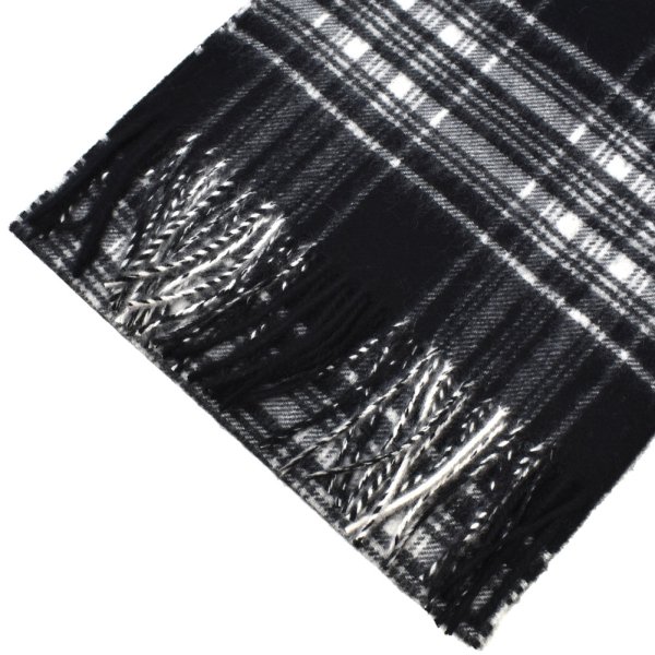 画像3: Johnstons ジョンストンズ WA000016KU0079 カシミア ストール マフラー タータンチェック メンズ レディース (3)