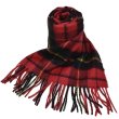 画像1: Johnstons ジョンストンズ WA000016KU0099 WA16 2022AW ストール マフラー チェック カシミア100％ メンズ レディース (1)