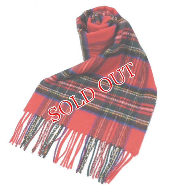 画像1: Johnstons ジョンストンズ WA000016KU0303 WA16 2022AW ストール マフラー チェック カシミア100％ メンズ レディース (1)