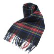 画像1: Johnstons ジョンストンズ WA000016KU0324 WA16 2022AW ストール マフラー チェック カシミア100％ メンズ レディース (1)