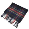 画像2: Johnstons ジョンストンズ WA000016KU0324 WA16 2022AW ストール マフラー チェック カシミア100％ メンズ レディース (2)