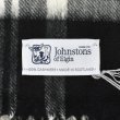 画像3: Johnstons ジョンストンズ WA000056KU0079 WA56 2022AW 大判 マフラー ストール チェック カシミア100％ メンズ レディース (3)