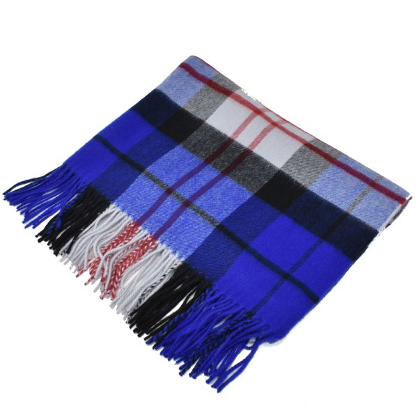 画像2: Johnstons ジョンストンズ WA000056KU0105 WA56 2022AW 大判 マフラー ストール チェック カシミア100％ メンズ レディース (2)