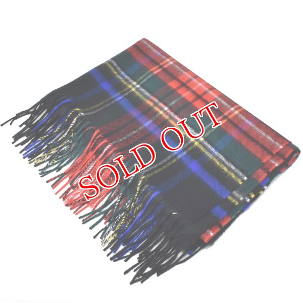 画像2: Johnstons ジョンストンズ WA000056KU0324 WA56 2022AW 大判 マフラー ストール チェック カシミア100％ メンズ レディース (2)