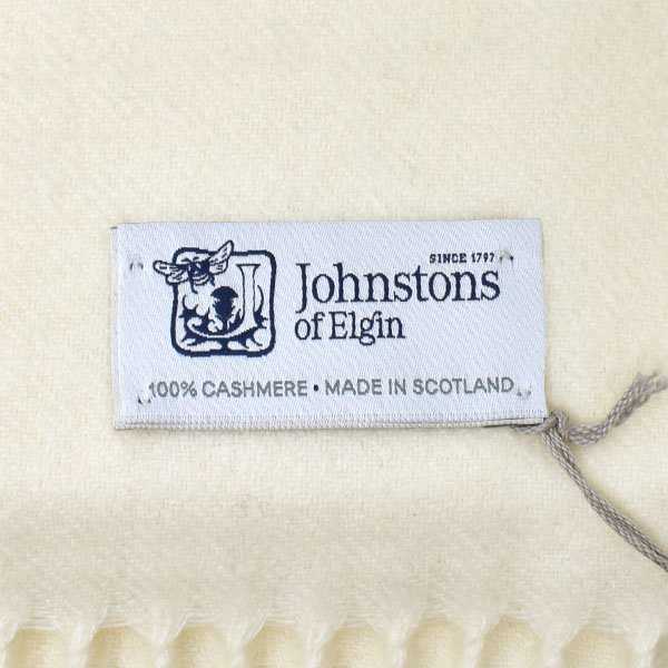 画像3: Johnstons ジョンストンズ WA000056SA0000 WA56 2022AW 大判 マフラー ストール 無地 カシミア100％ メンズ レディース (3)