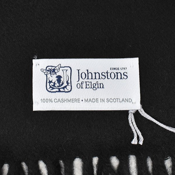 画像3: Johnstons ジョンストンズ WA000056SA0900 WA56 2022AW 大判 マフラー ストール 無地 カシミア100％ メンズ レディース (3)