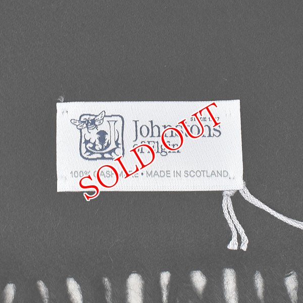 画像3: Johnstons ジョンストンズ WA000056SA0900 WA56 2022AW 大判 マフラー ストール 無地 カシミア100％ メンズ レディース (3)