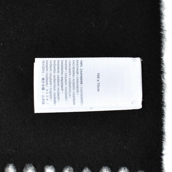 画像4: Johnstons ジョンストンズ WA000056SA0900 WA56 2022AW 大判 マフラー ストール 無地 カシミア100％ メンズ レディース (4)