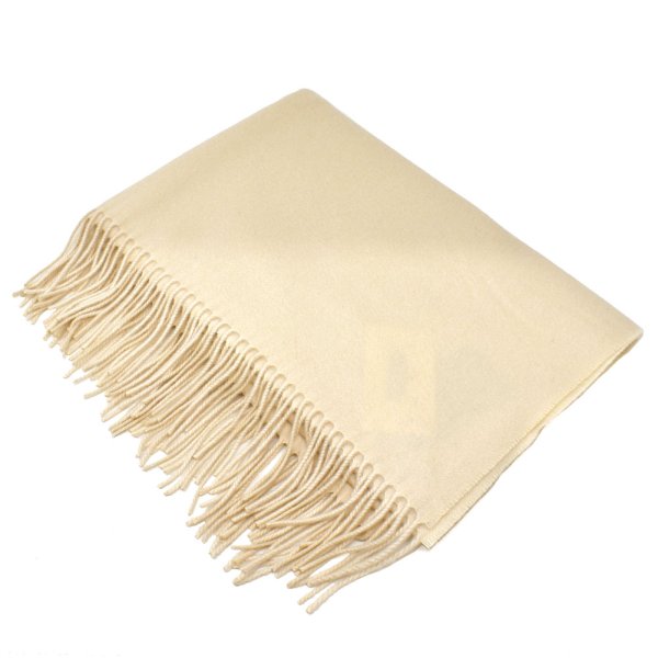 画像2: Johnstons ジョンストンズ WA000056SB0203 WA56 2022AW 大判 マフラー ストール カシミア100％ 無地 メンズ レディース (2)