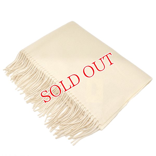 画像2: Johnstons ジョンストンズ WA000056SB0203 WA56 2022AW 大判 マフラー ストール カシミア100％ 無地 メンズ レディース (2)