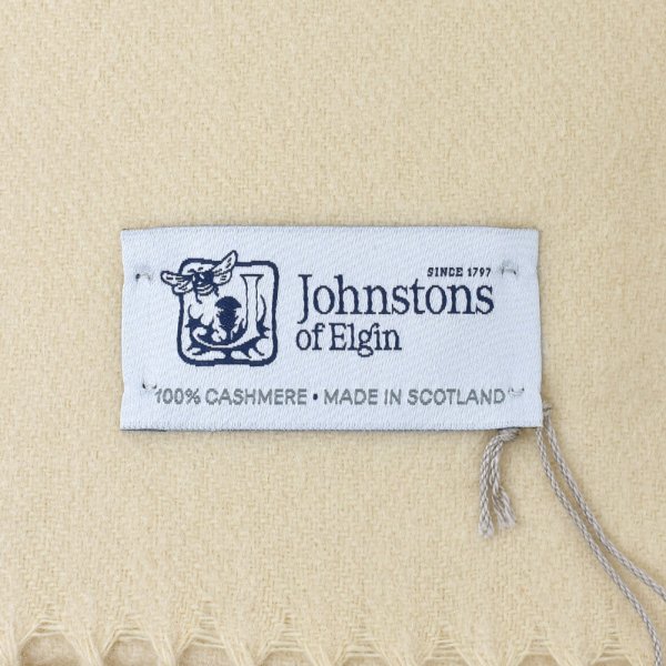 画像3: Johnstons ジョンストンズ WA000056SB0203 WA56 2022AW 大判 マフラー ストール カシミア100％ 無地 メンズ レディース (3)