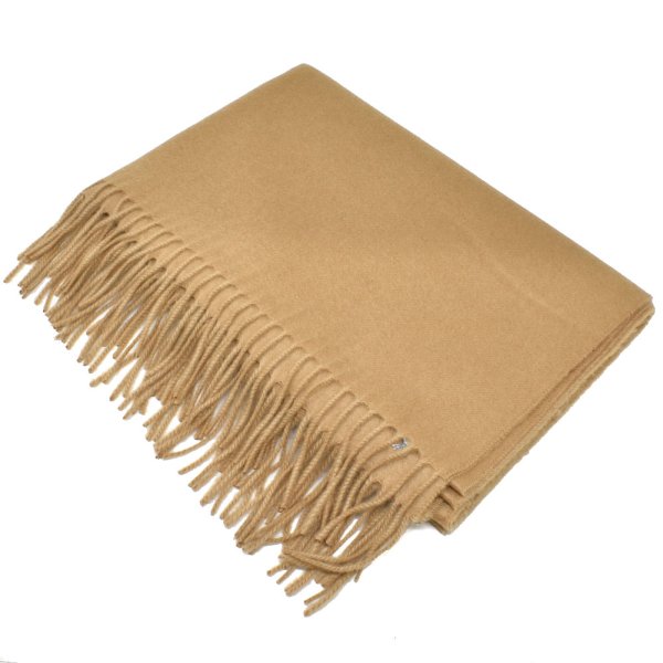 画像2: Johnstons ジョンストンズ WA000056SB4142 WA56 2022AW 大判 マフラー ストール カシミア100％ 無地 メンズ レディース (2)